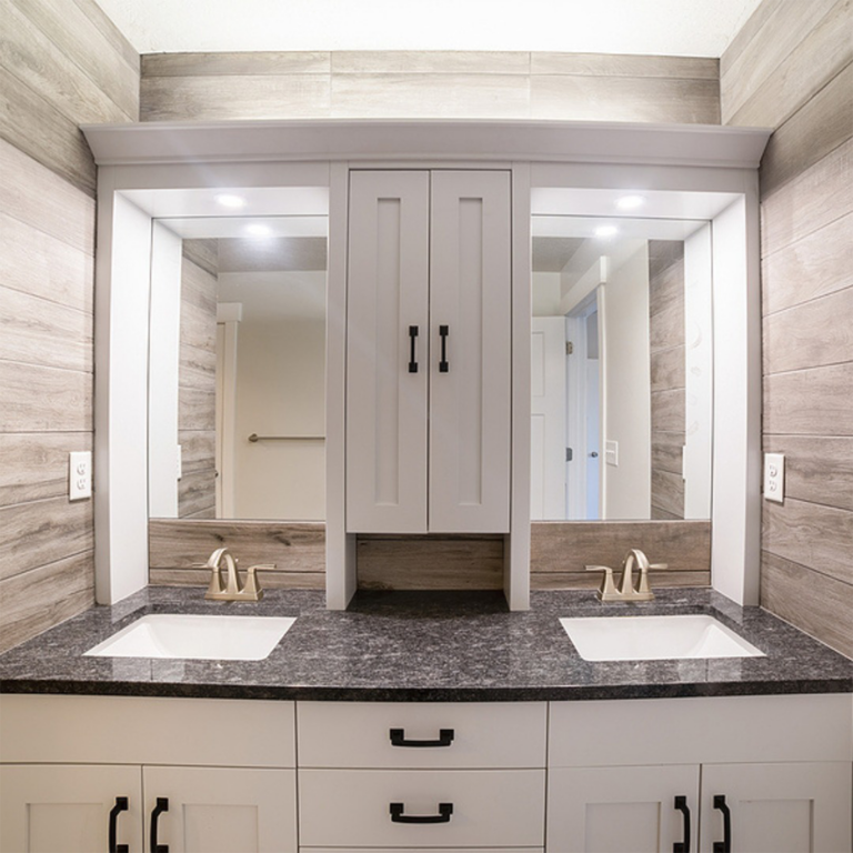 custom wood vanity in Brownsburg, IN